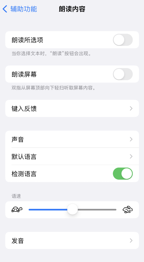 英德苹果服务网点分享iOS 16 小技巧：让 iPhone 朗读屏幕上的内容或所选择的文本 