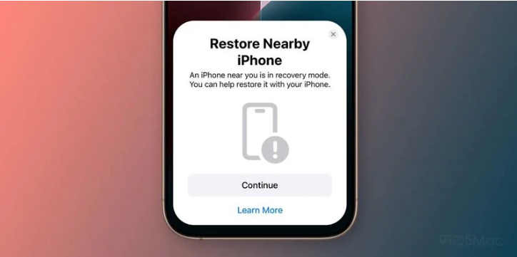 英德苹果手机维修分享iOS 18无线恢复功能可用另一部iPhone恢复变砖的iPhone 16 